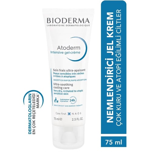 Bioderma Atoderm Intensive Çok Kuru Ciltler İçin Nemlendirici Jel Krem 75ml