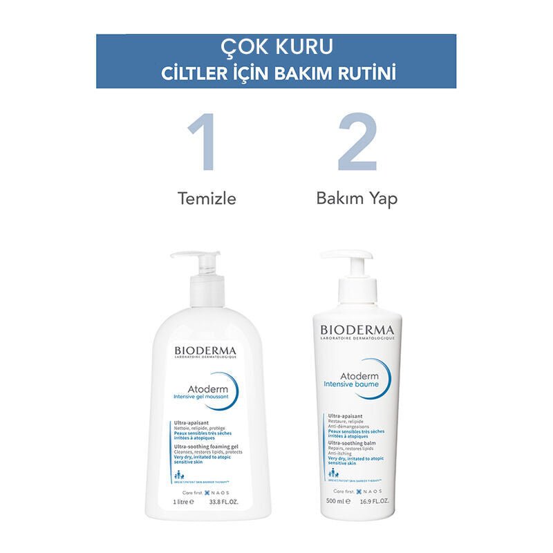 Bioderma Atoderm Intensive Yatıştırıcı ve Temizleyici Jel 1000 ml
