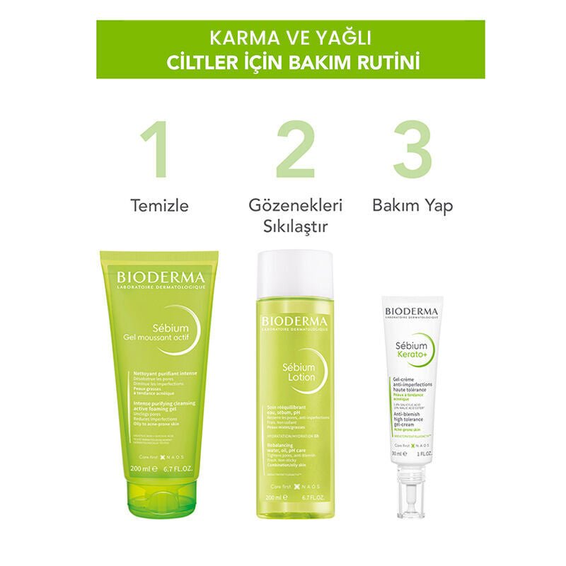 Bioderma Sebium Lotion Yağlı-Karma Ciltler İçin Tonik 200 ml