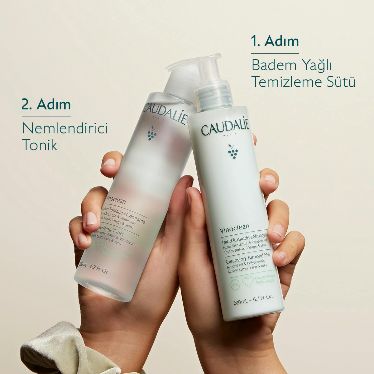 Caudalie Vinoclean Badem Yağlı Temizleme Sütü 100 ml