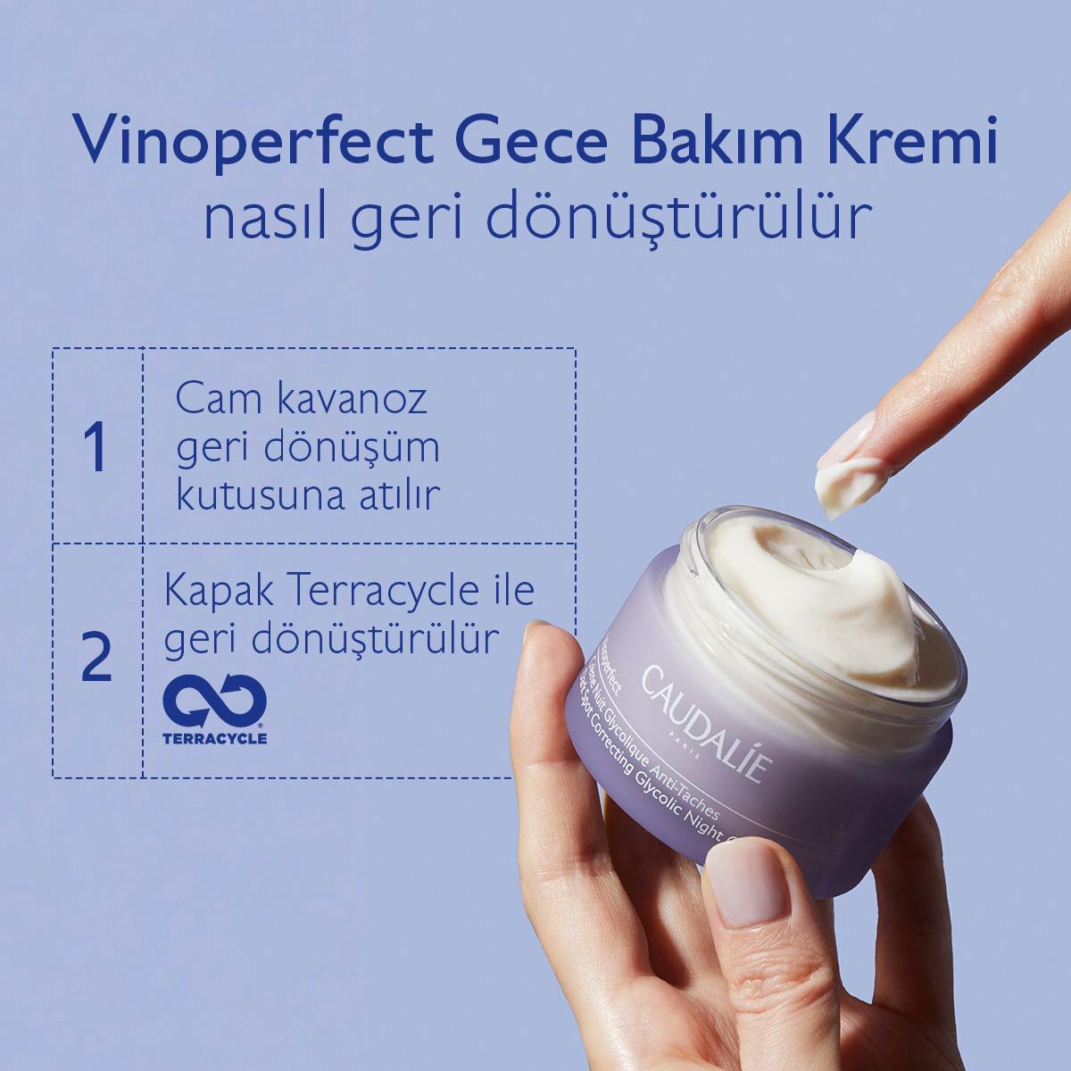 Caudalie Vinoperfect Leke Karşıtı Glikolik Gece Bakım Kremi 50 ml