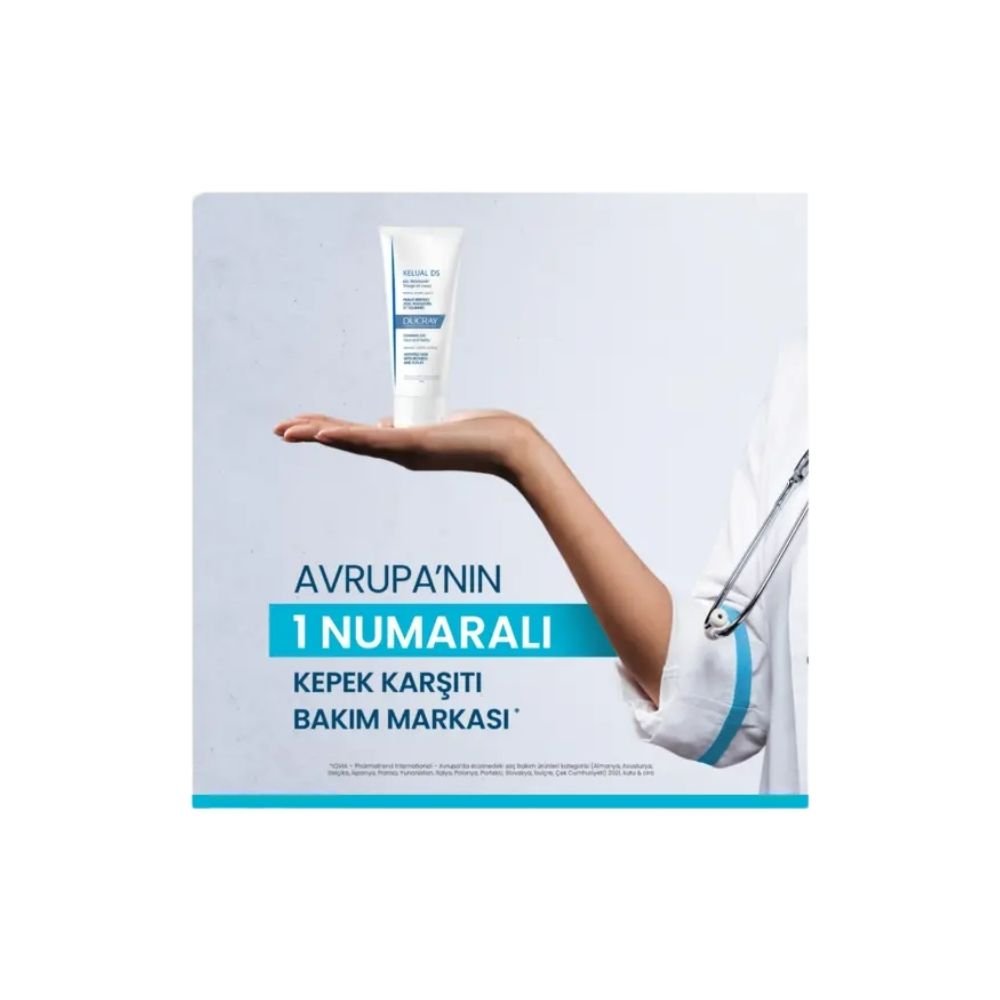 Ducray Kelual DS Yüz ve Vücut Temizleme Jeli 200 ml