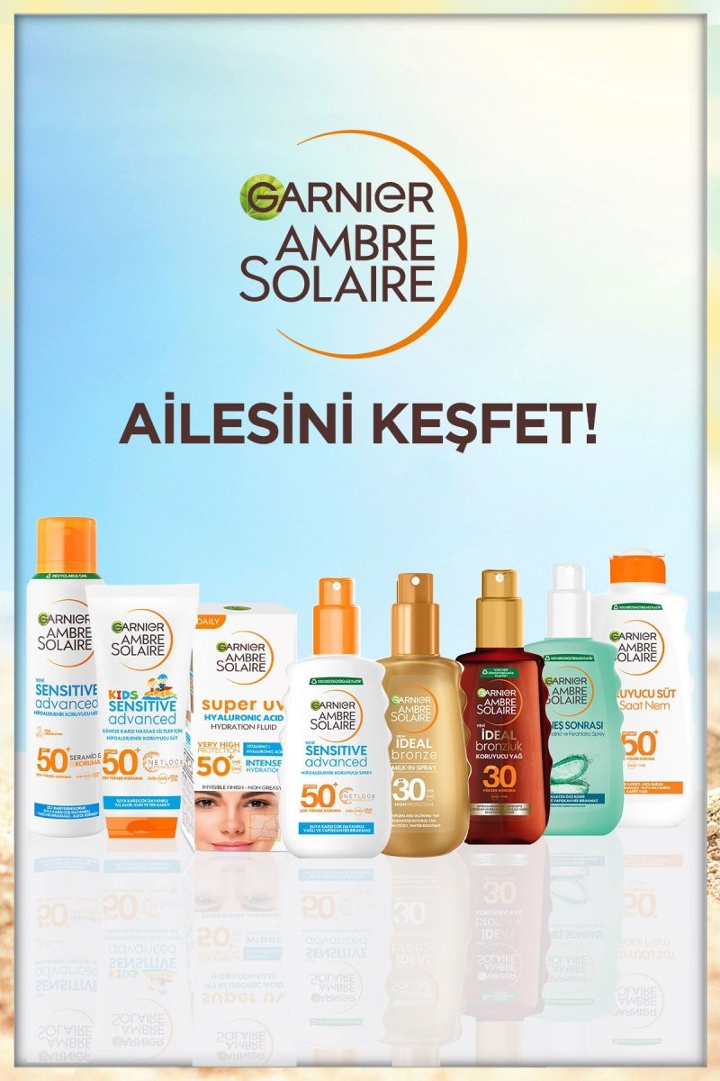 Garnier Ambre Solaire Sensitive Advanced Hipoalerjenik SPF50+Güneş Koruyucu Mist 150ml
