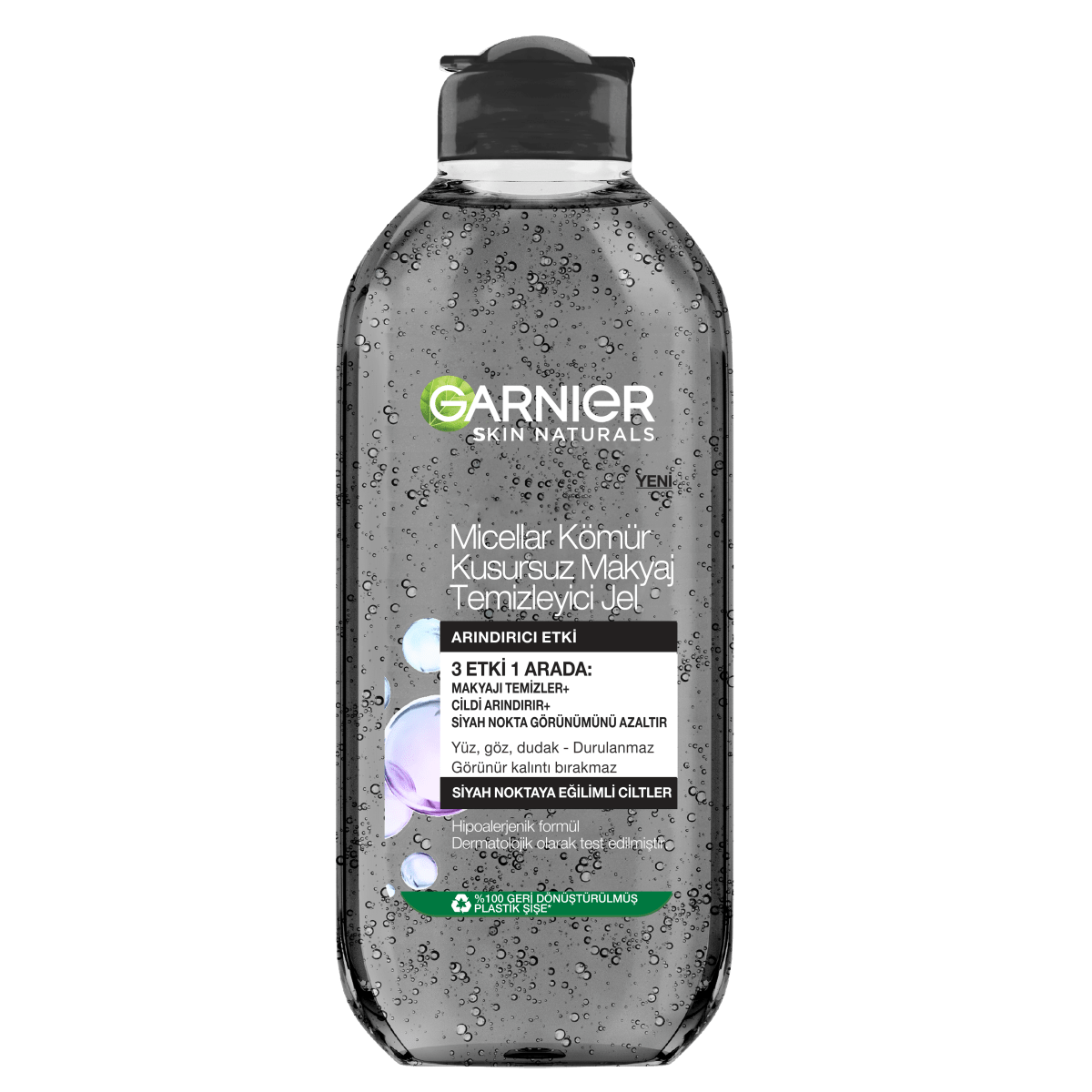 Garnier Micellar Kömür Kusursuz Makyaj Temizleyici Jel 400 ml