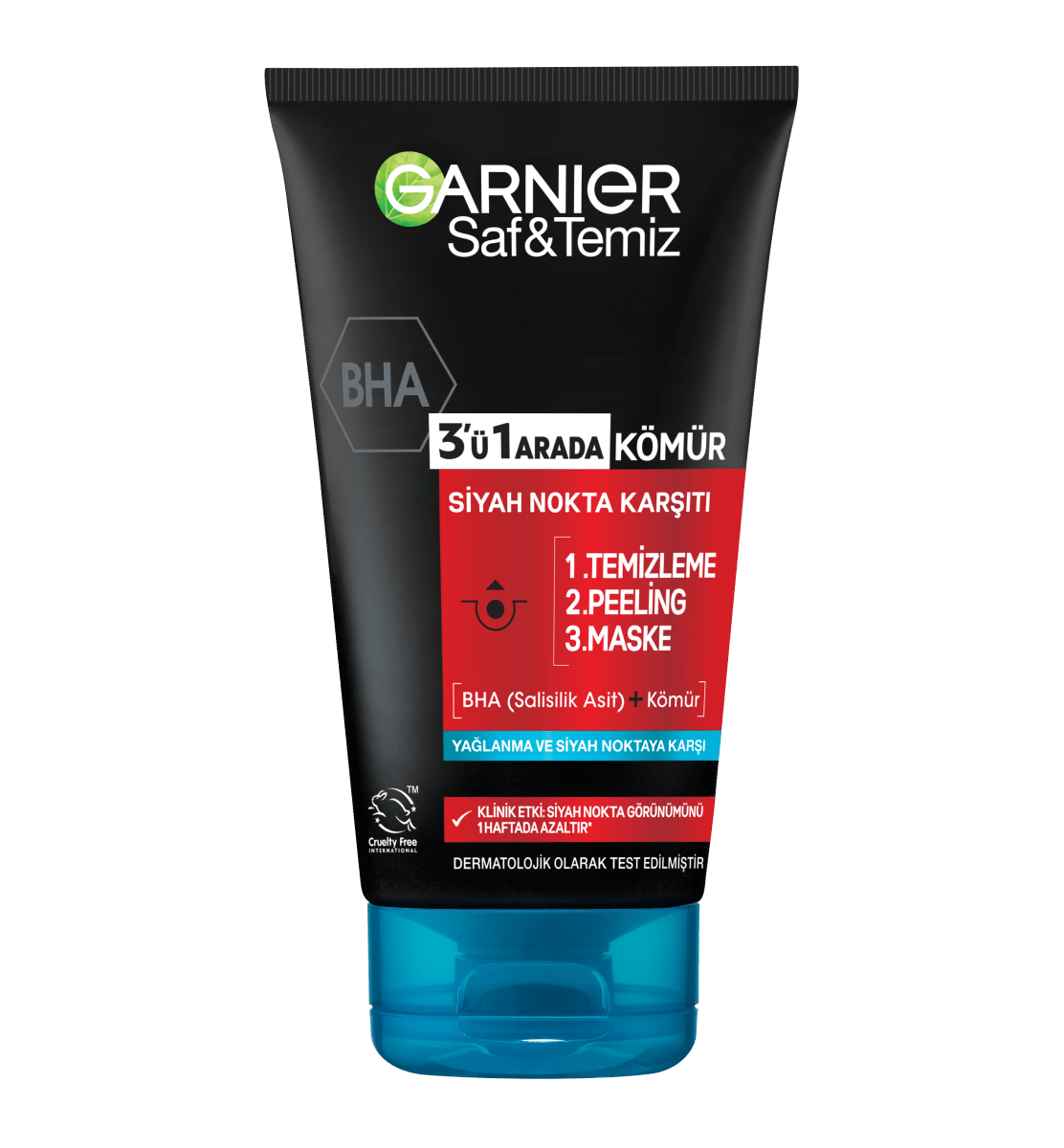 Garnier Saf & Temiz Siyah Nokta Karşıtı Kömürlü 3&