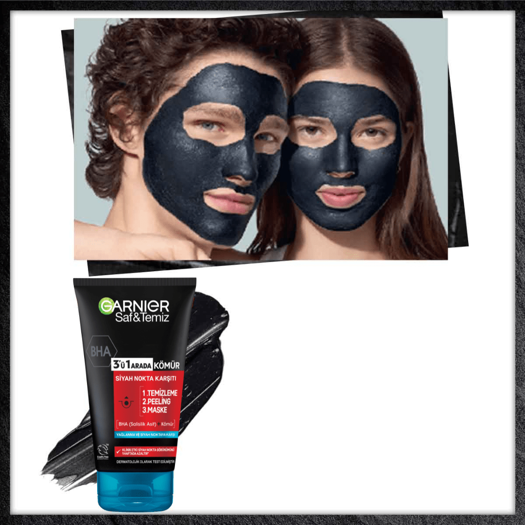 Garnier Saf & Temiz Siyah Nokta Karşıtı Kömürlü 3&