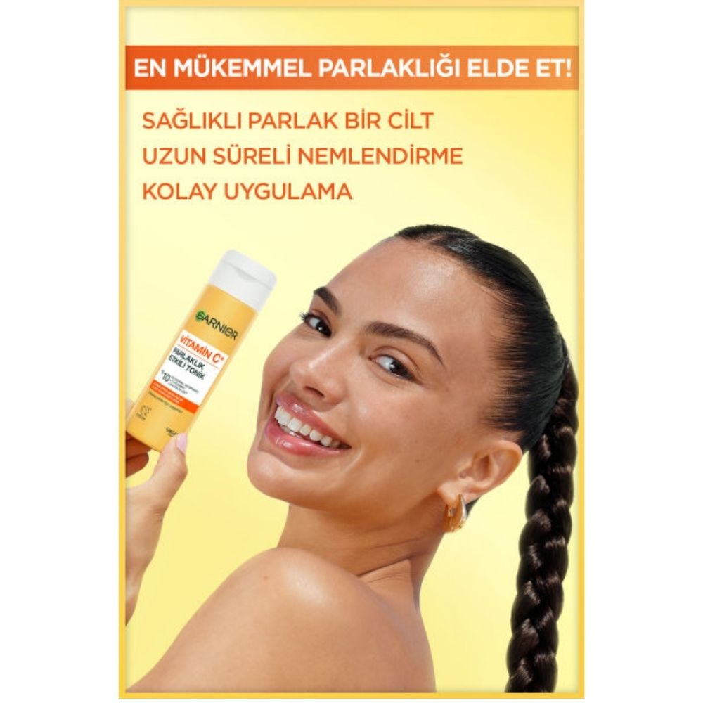 Garnier Vitamin C Parlaklık Etkili Tonik // Gliserin, Niasinamid, Salisilik Asit 120 ml