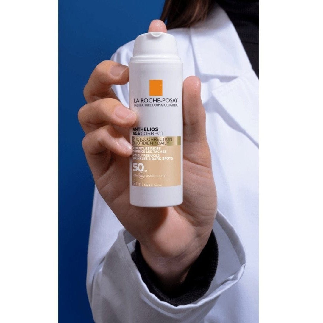 La Roche Posay Anthelios Age Correct SPF50 Leke ve Kırışıklık Karşıtı Güneş Koruyucu Yüz Kremi 50ml