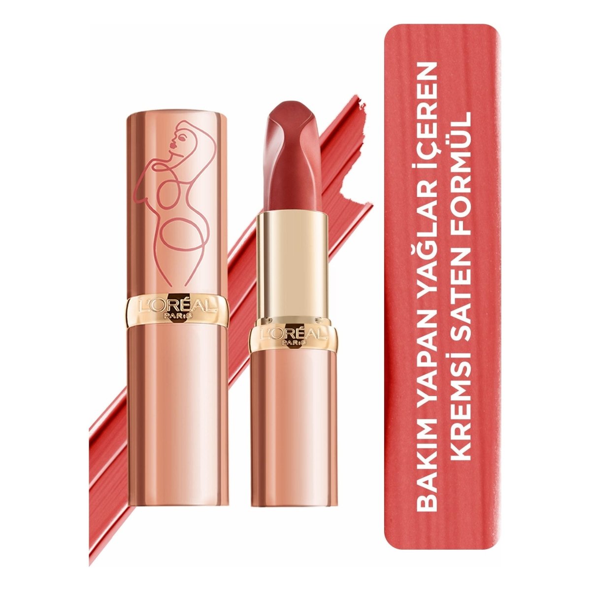 Loreal Paris Color Riche Les Nus Ruj 176 Nu Irrevent