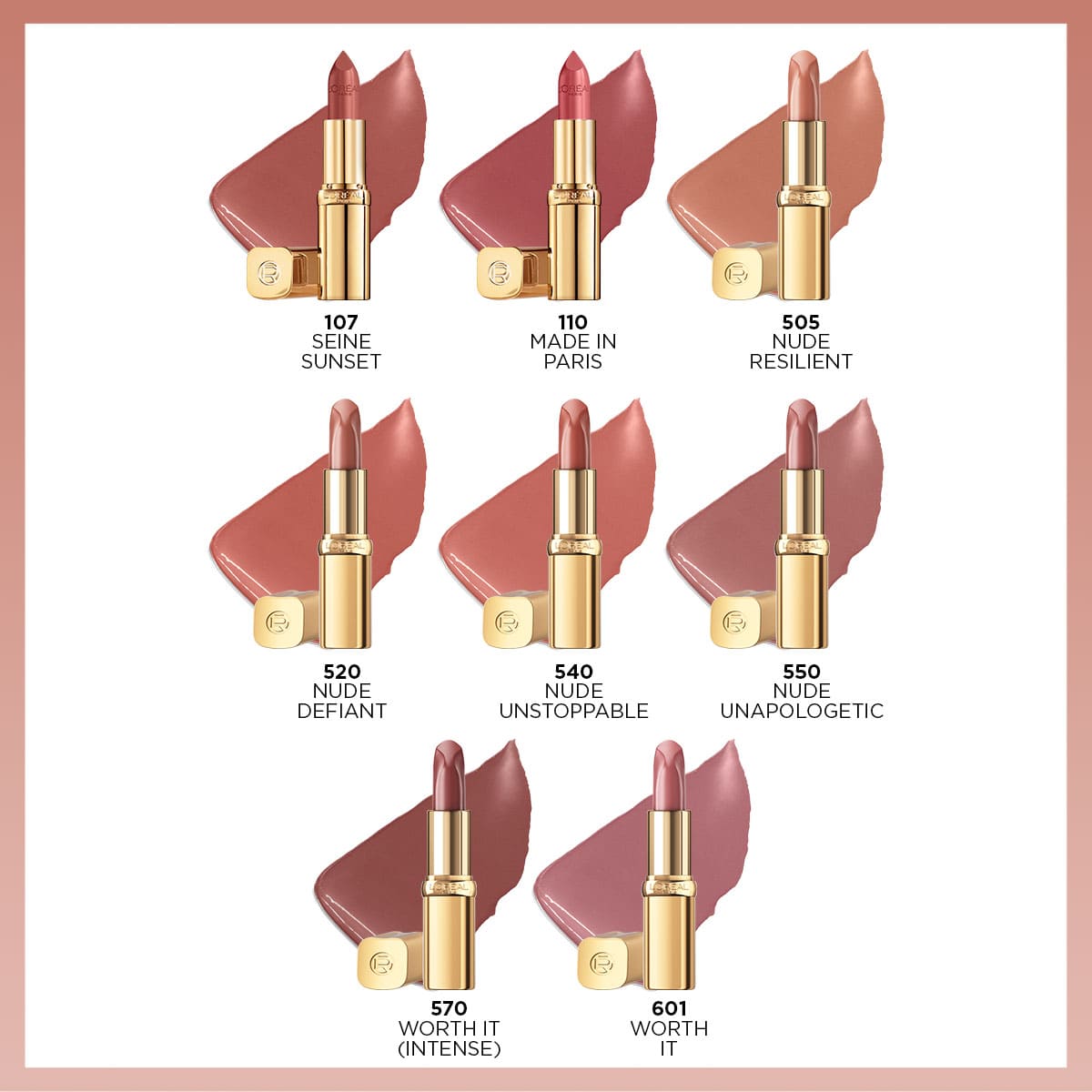 Loreal Paris Color Riche Saten Bitişli Ruj - 570 Worth It (Intense)