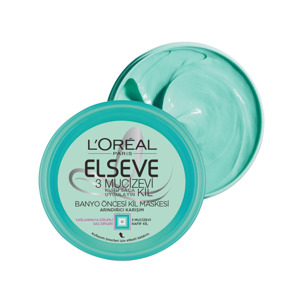 Loreal Paris Elseve 3 Mucizevi Kil Banyo Öncesi Kil Maskesi 150 ml