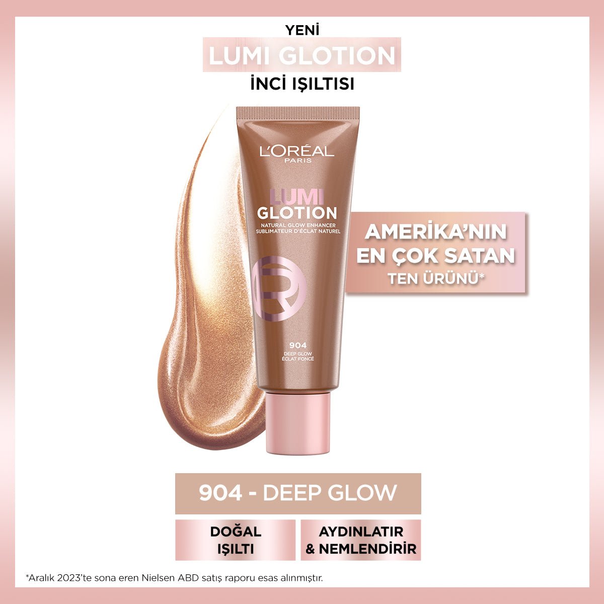 Loreal Paris Glotion All-In-One Doğal Işıltı 904 - Deep Glow