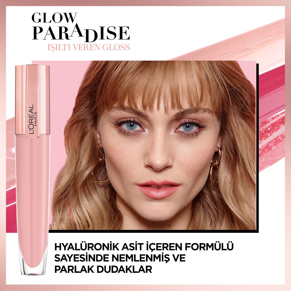 Loreal Paris Glow Paradise Balm in Gloss - Işıltı Veren Parlatıcı 410 I Inflate