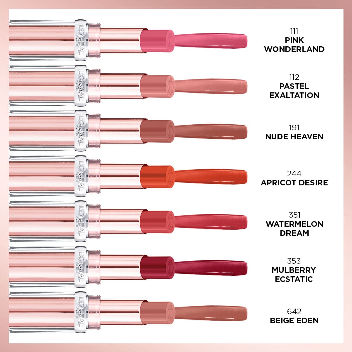 Loreal Paris Glow Paradise Balm-in-Lipstick - Işıltı Veren Ruj 112 Pastel Exaltation