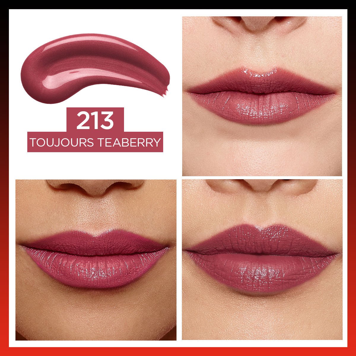 Loreal Paris Infaillible 2-Step 24 Saat Kalıcı Likit Ruj & Balm - 213 Toujours Teaberry