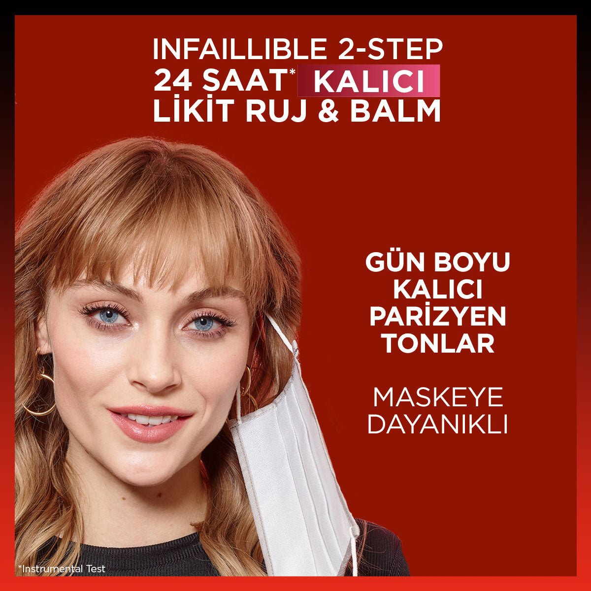 Loreal Paris Infaillible 2-Step 24 Saat Kalıcı Likit Ruj & Balm - 802 Forever Française
