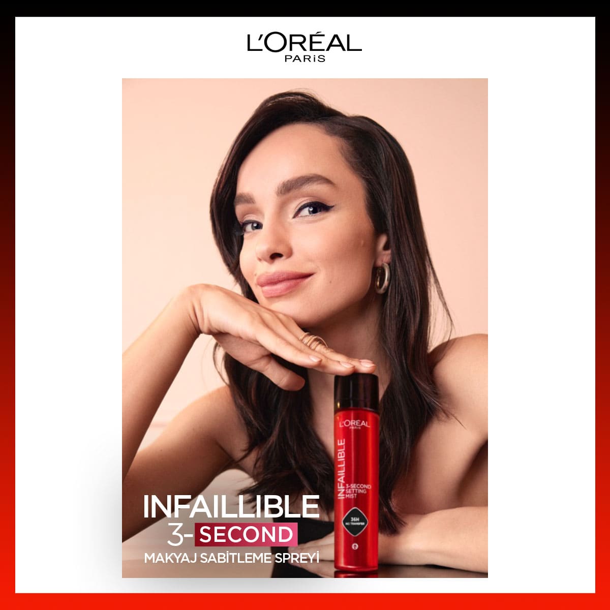 Loreal Paris Infaillible 3-Second Makyaj Sabitleme Spreyi