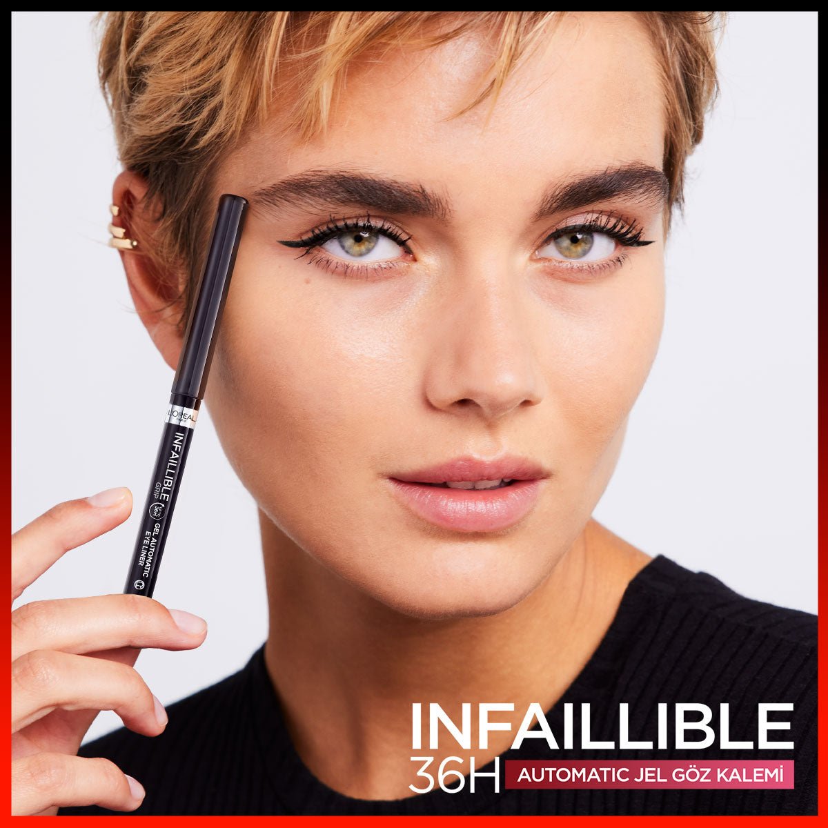 Loreal Paris Infaillible Automatic Jel Göz Kalemi - Yoğun Siyah