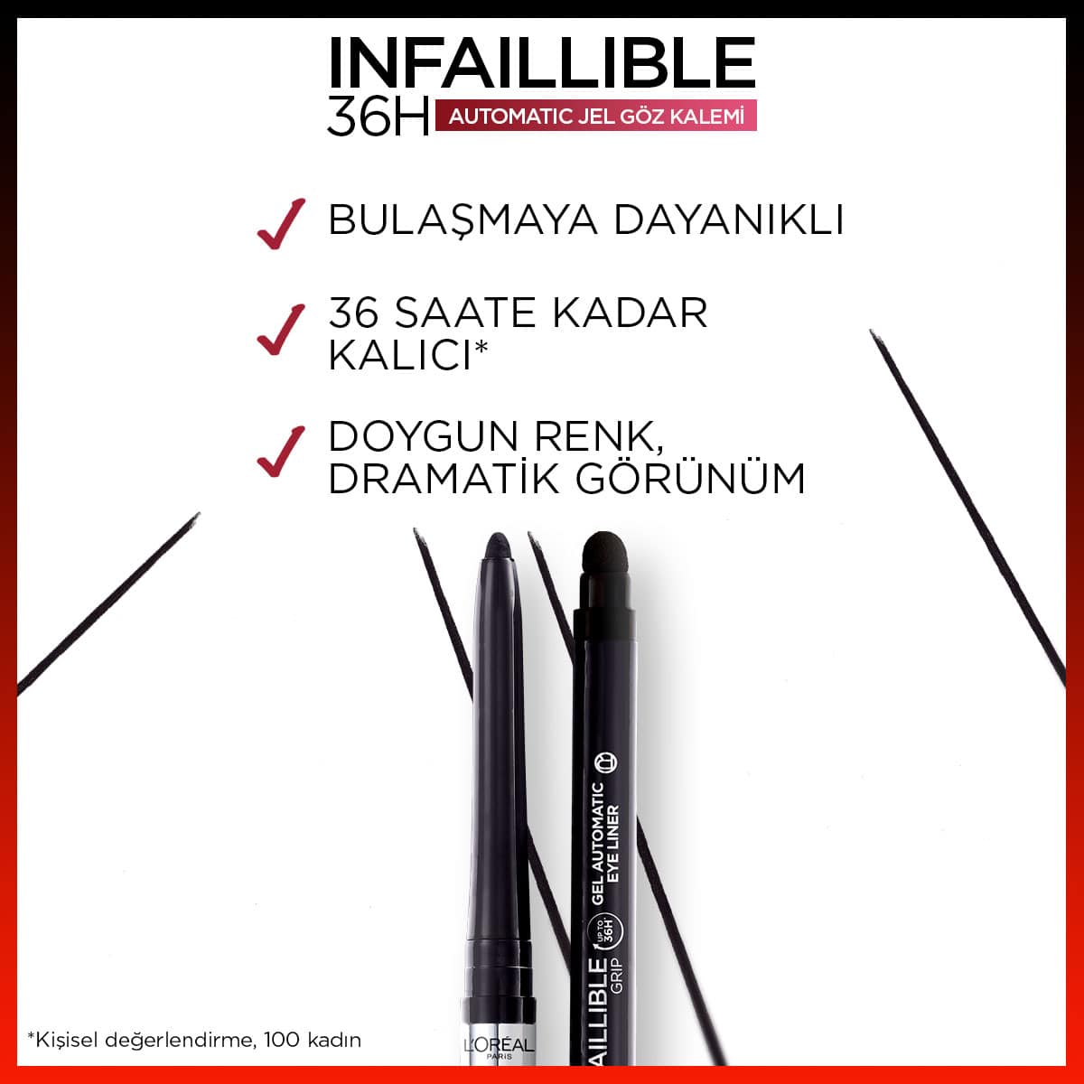 Loreal Paris Infaillible Göz Kalemi - 13 Velvet Bordeaux