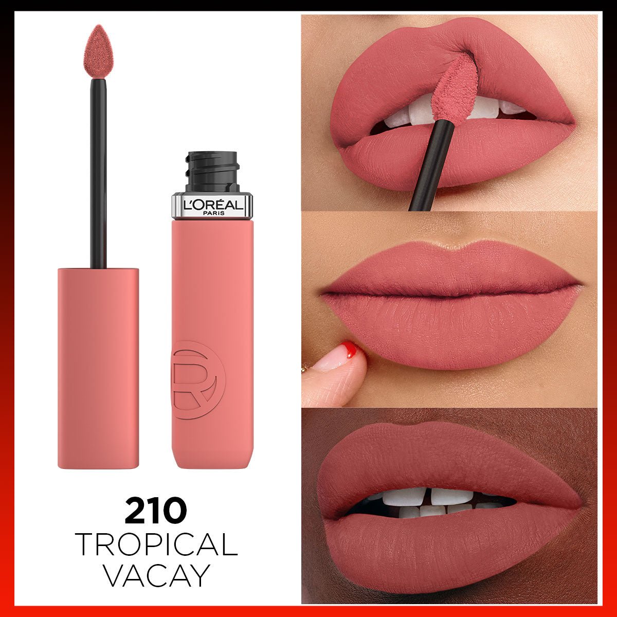 Loreal Paris Infaillible Matte Resistance Likit Mat Ruj - 210 Tropical Vacay