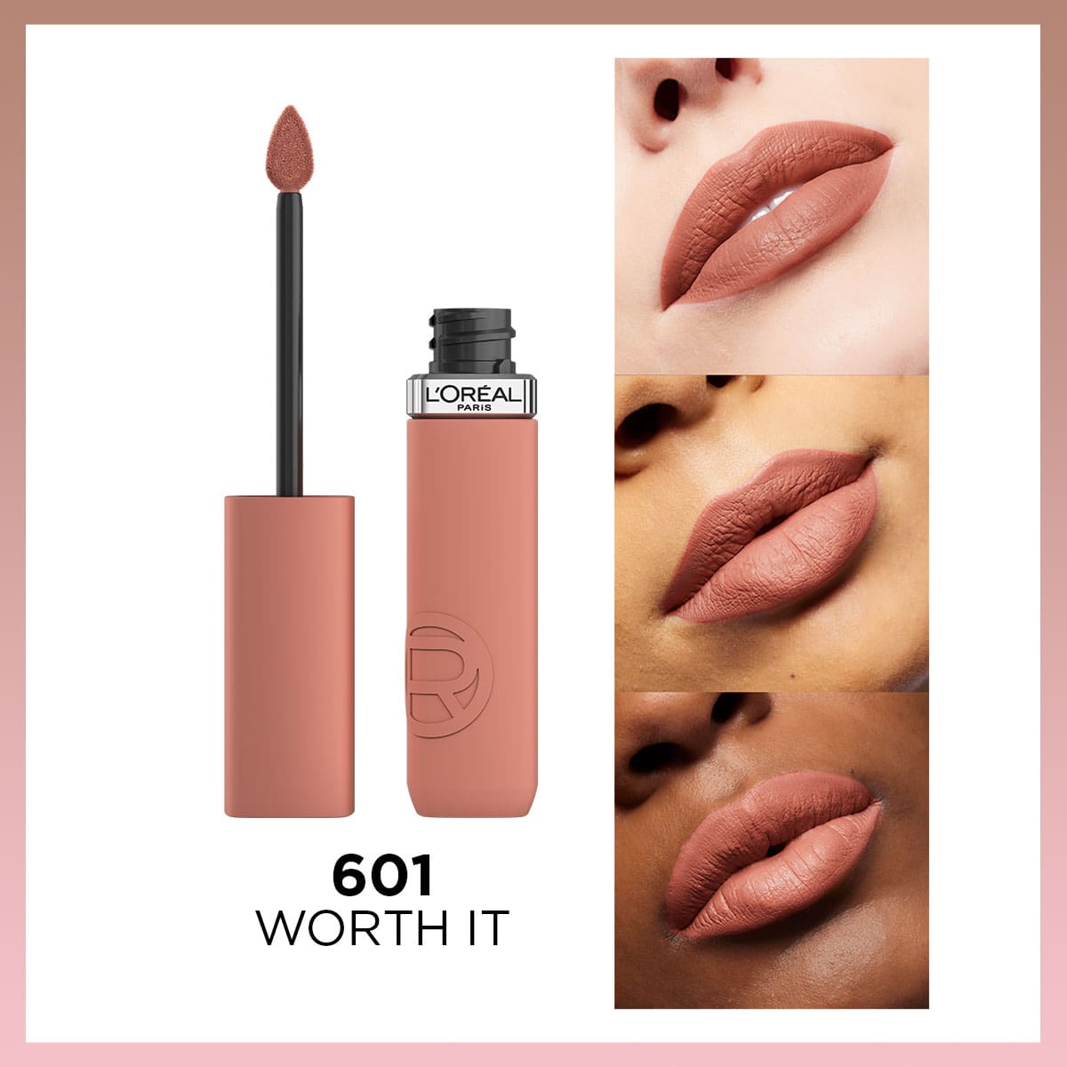 Loreal Paris Infaillible Matte Resistance Likit Mat Ruj - 601 Worth It