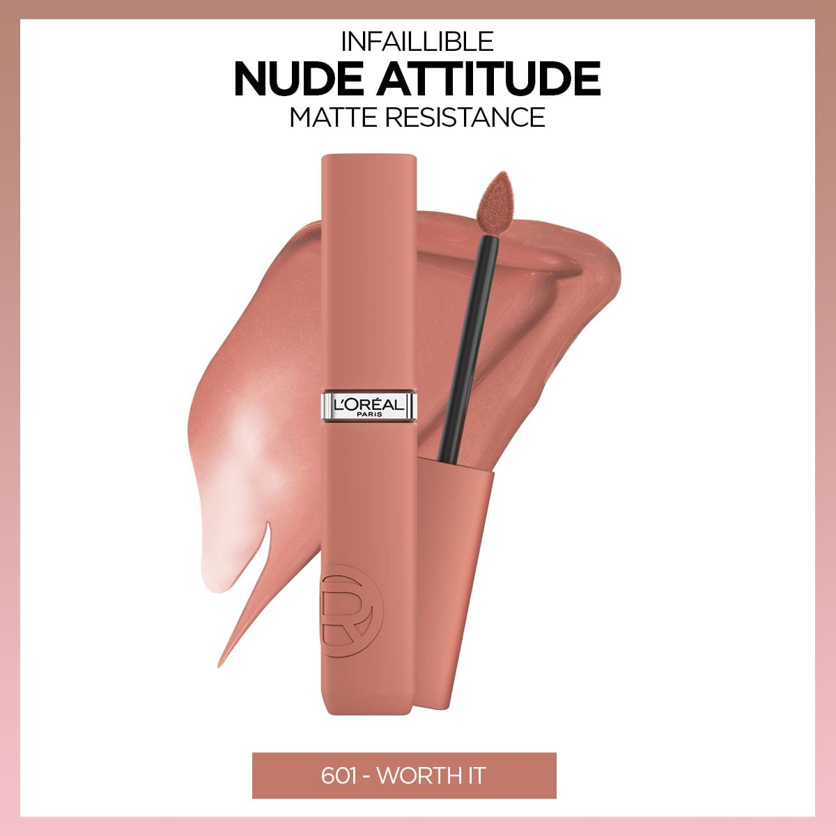Loreal Paris Infaillible Matte Resistance Likit Mat Ruj - 601 Worth It