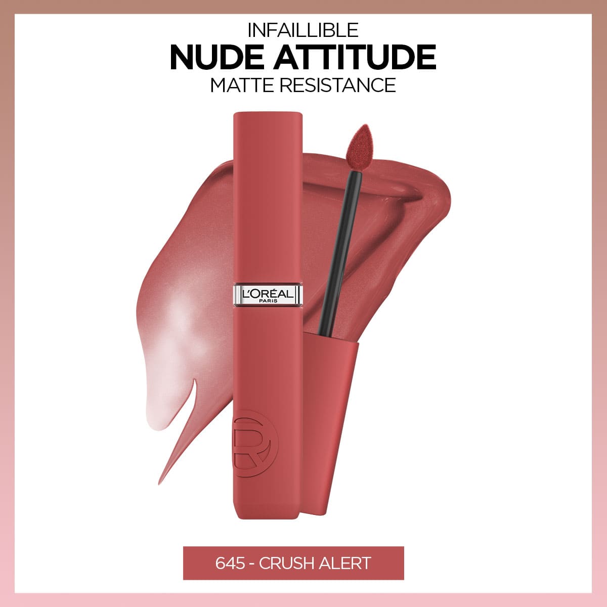 Loreal Paris Infaillible Matte Resistance Likit Mat Ruj - 645 Crush Alert
