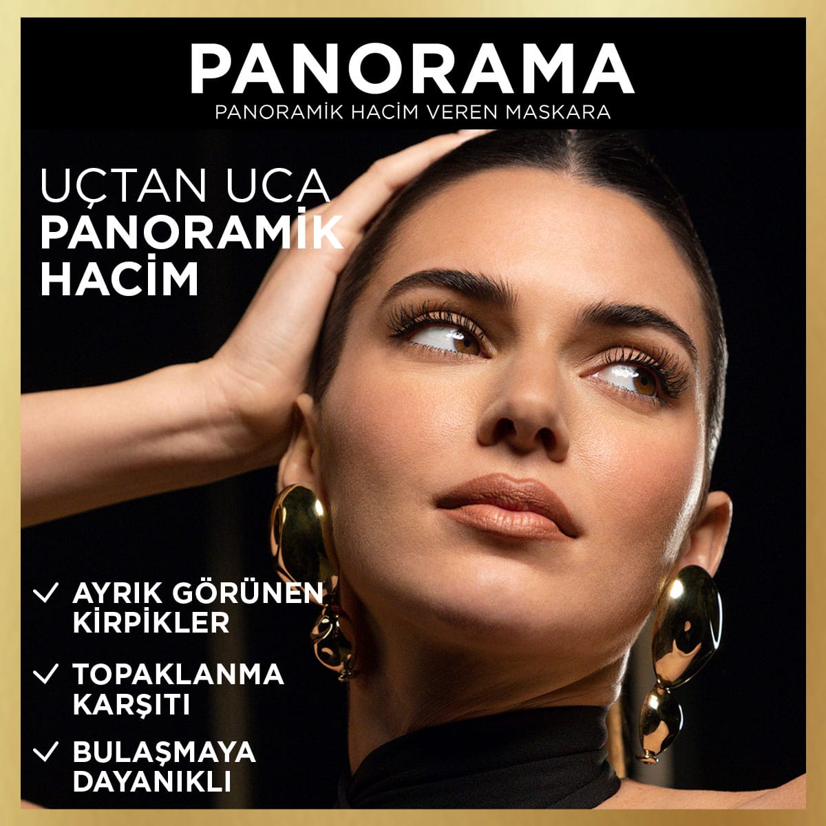 Loreal Paris Panorama Hacim Veren Maskara Koyu Kahverengi