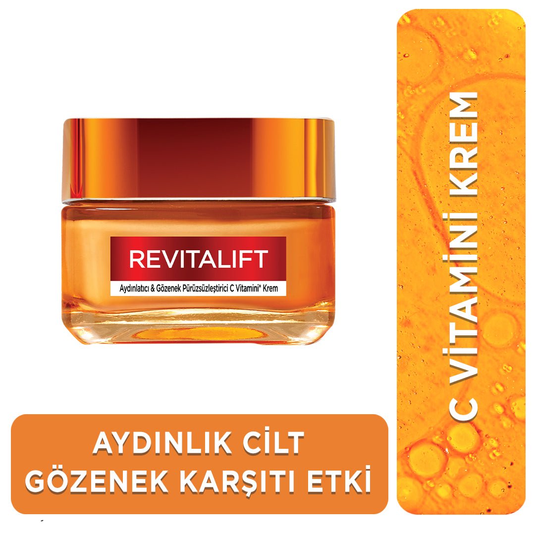 Loreal Paris Revitalift Clinical Aydınlatıcı & Gözenek Pürüzsüzleştirici C Vitamini Krem