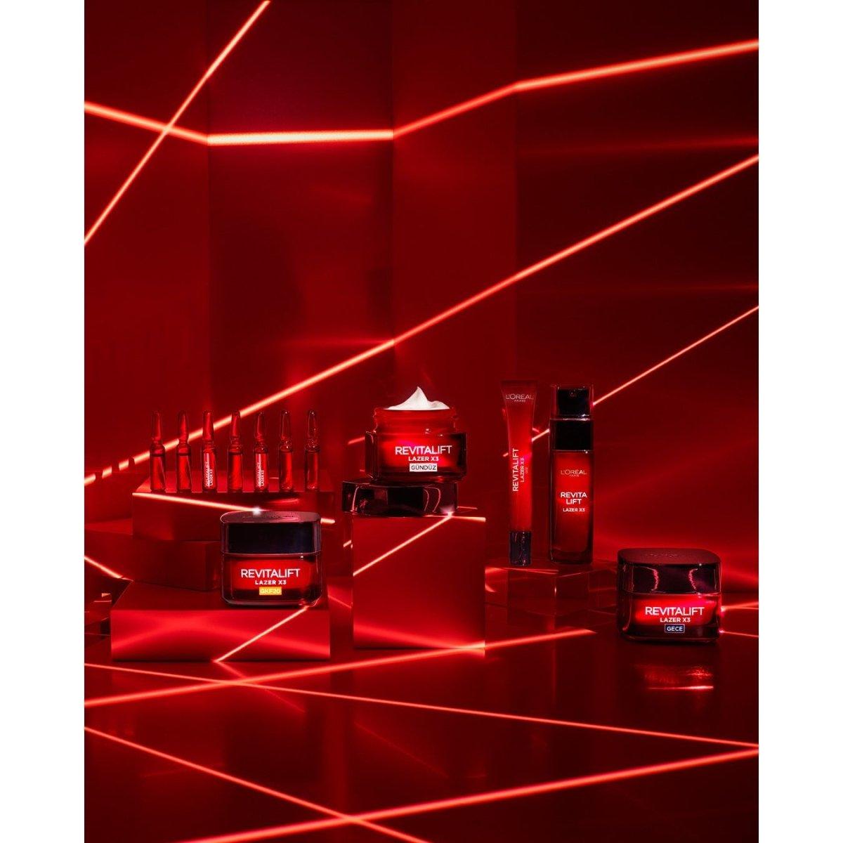 Loreal Paris Revitalift Lazer X3 Leke ve Yaşlanma Karşıtı Bakım GKF25