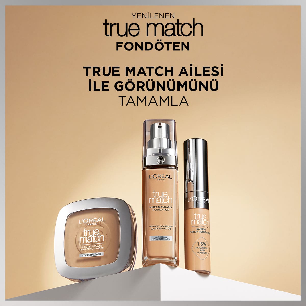 Loreal Paris True Match Bakım Yapan Fondöten - 1N Nötr Alt Ton