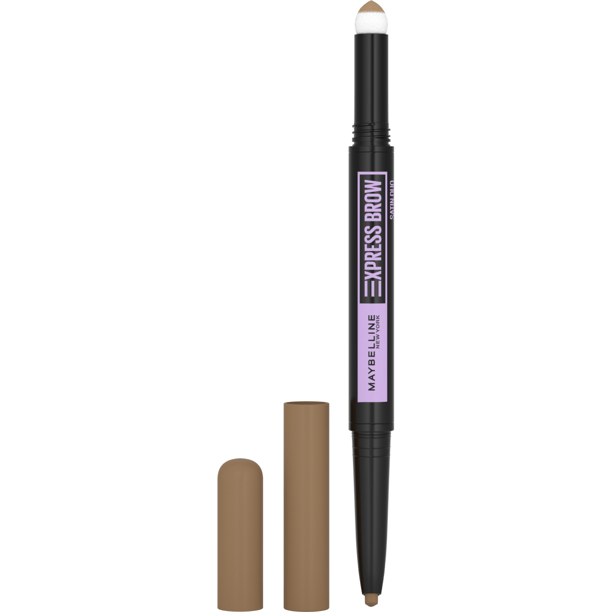 Maybelline New York Express Brow Satin Duo Çift Taraflı Kaş Kalemi - 01 Açık Ton