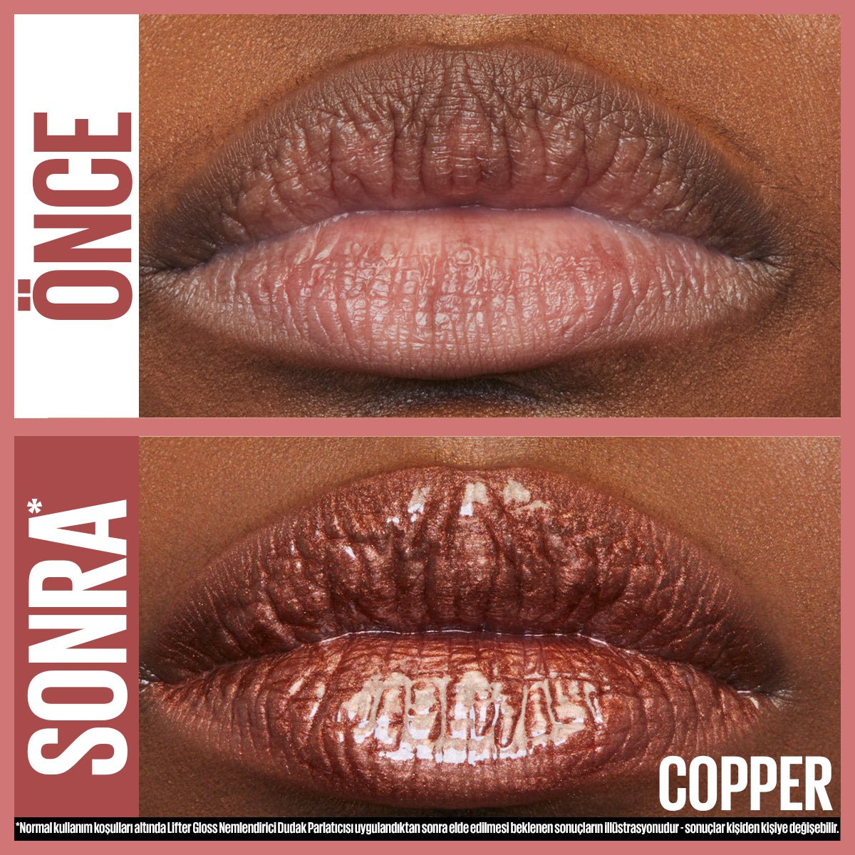 Maybelline New York Lifter Gloss Nemlendirici Dudak Parlatıcısı - 017 COPPER