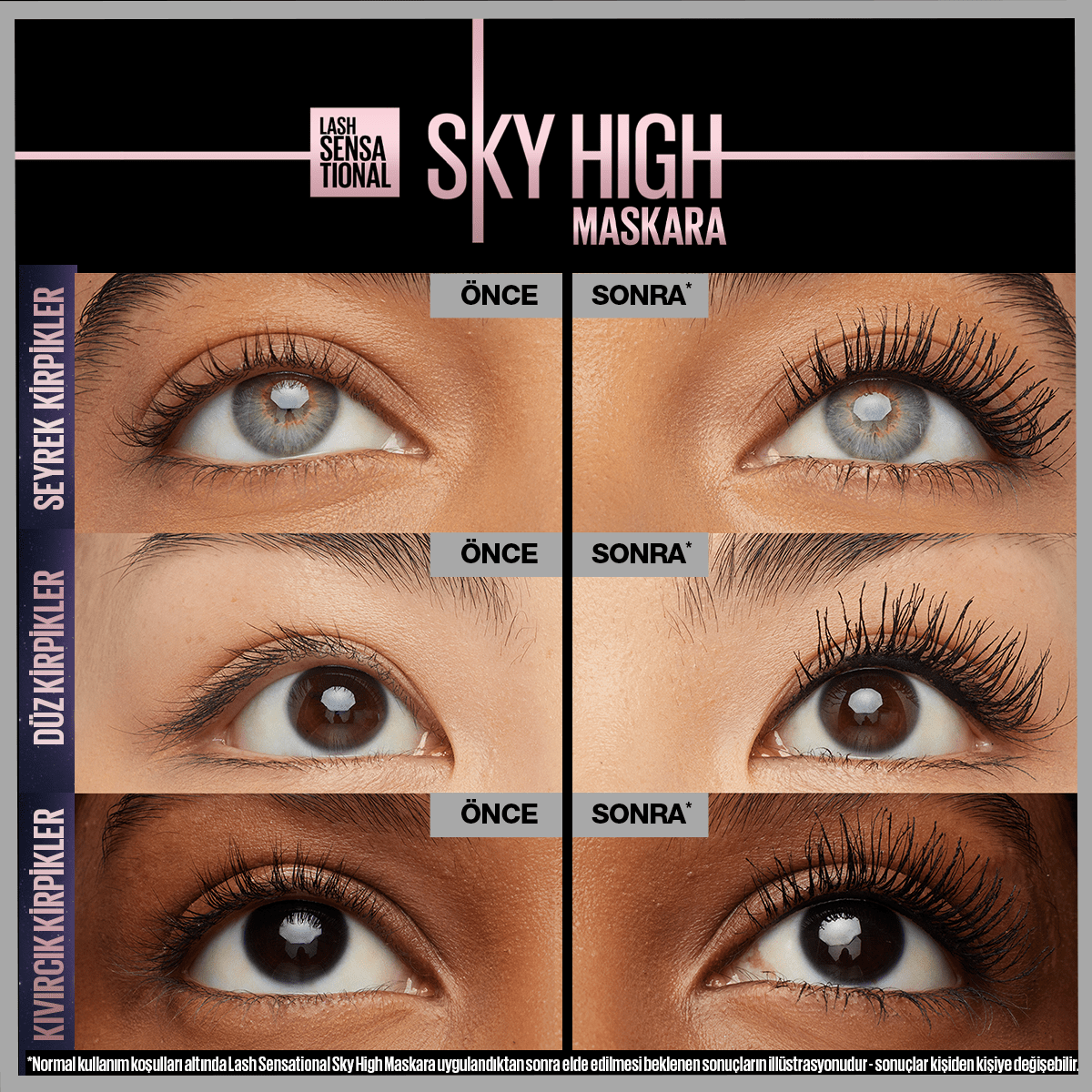 Maybelline New York Space Diamond Elmas Işıltılı Maskara