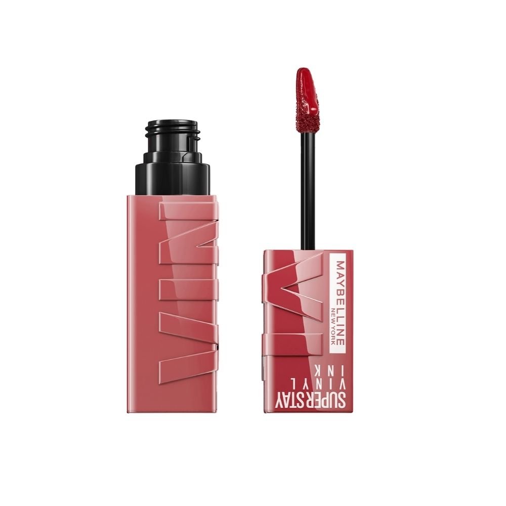 Maybelline New York Super Stay Vinyl Ink Uzun Süre Kalıcı Likit Parlak Ruj 10 Lippy