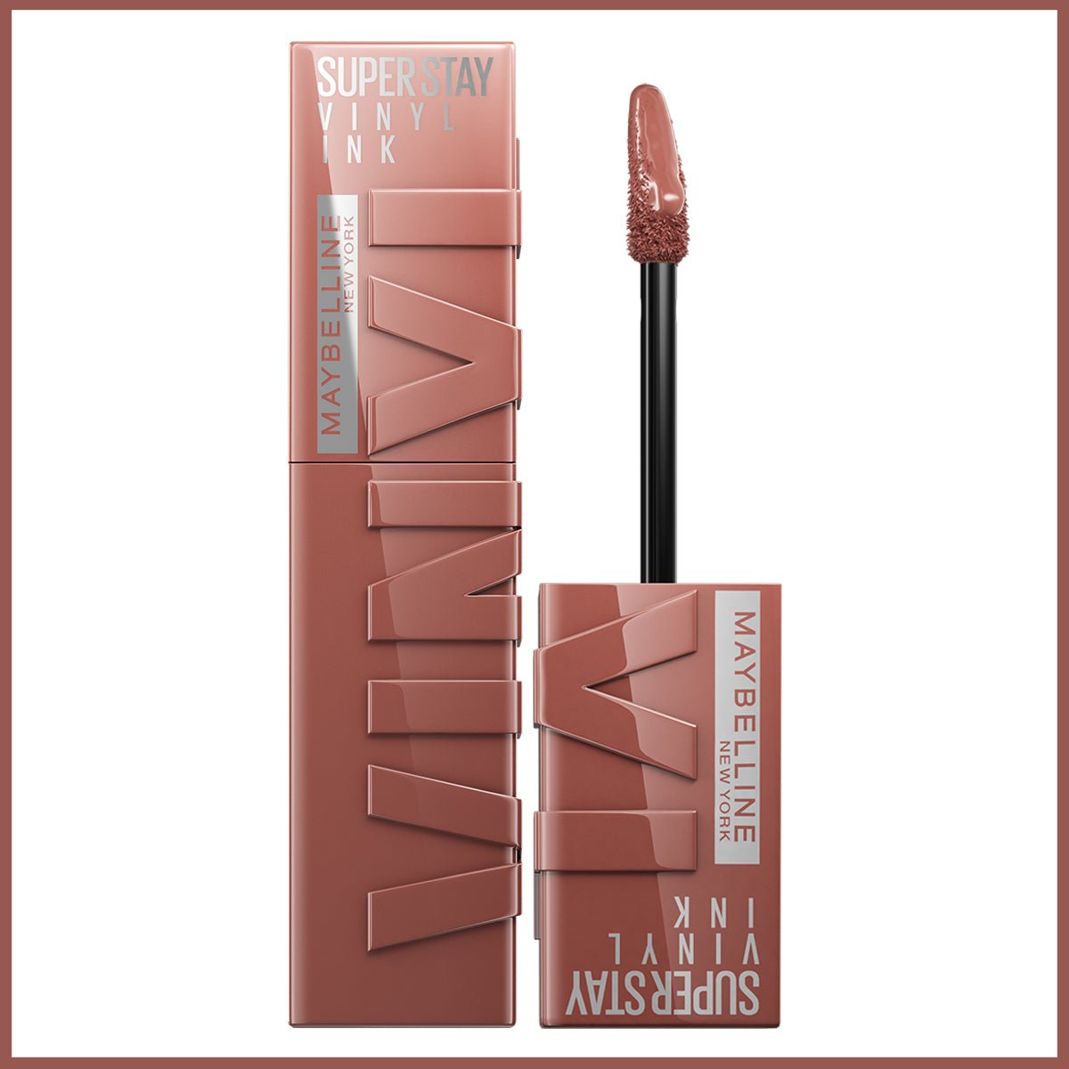 Maybelline New York Super Stay Vinyl Ink Uzun Süre Kalıcı Likit Parlak Ruj 120 Punchy