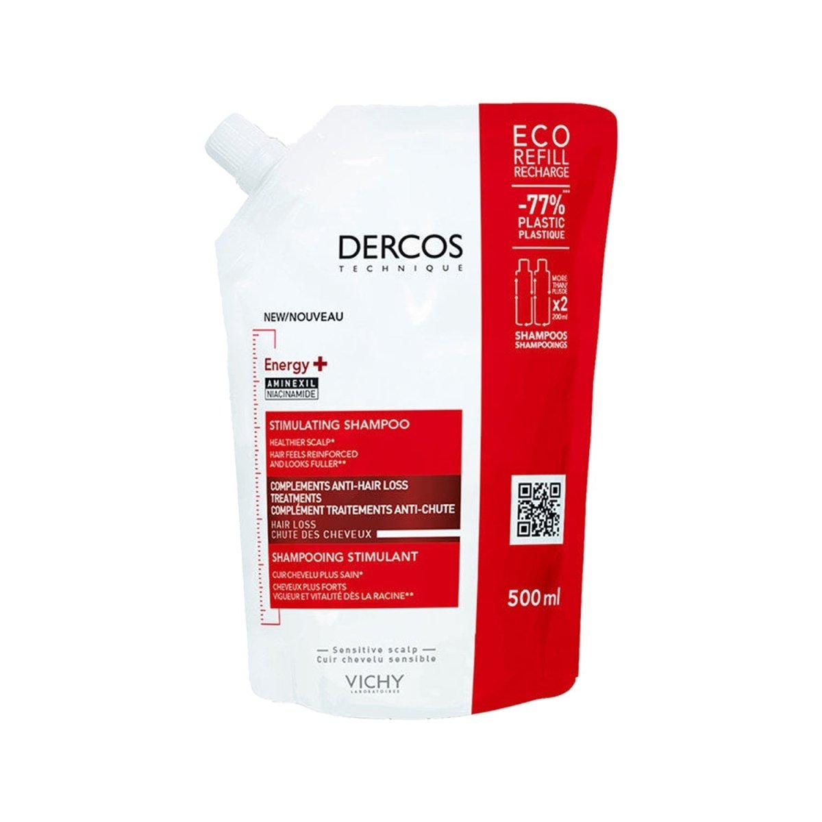 Vichy Dercos Energising Dökülme Karşıtı Şampuan Refill 500 ml