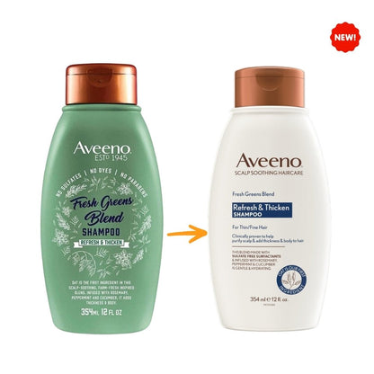 Aveeno Fresh Greens Blend Şampuan 354 ml