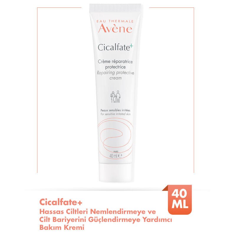 Avene Cicalfate+ Yıpranmış Hassas Ciltlerin Yatışmasına ve Onarılmasına Yardımcı Bakım Kremi 40 ml