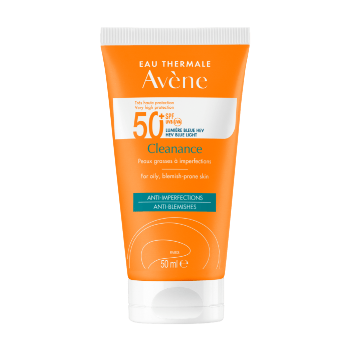 Avene Cleanance SPF50+ Yağlı ve Akneye Eğilimli Ciltler İçin Yüksek Korumalı Güneş Kremi 50 ml