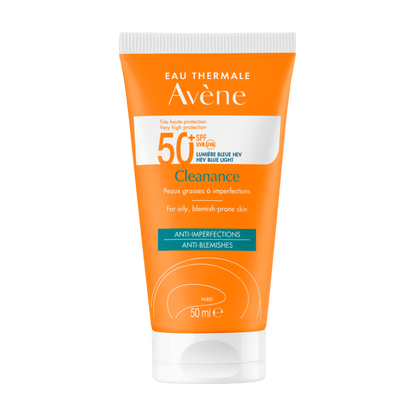 Avene Cleanance SPF50+ Yağlı ve Akneye Eğilimli Ciltler İçin Yüksek Korumalı Güneş Kremi 50 ml