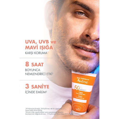 Avene Creme SPF 50+ Güneş Kremi 50 ml