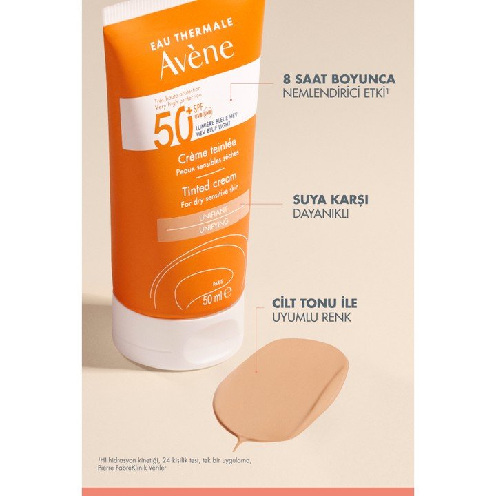 Avene Creme Tinted SPF50+ Güneş Kremi 50 ml
