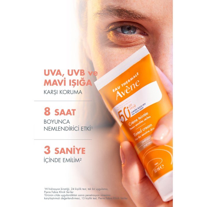 Avene Creme Tinted SPF50+ Güneş Kremi 50 ml