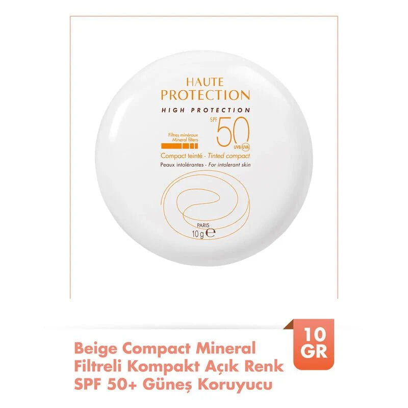 Avene Eau Thermale Spf50 Renkli Güneş Koruyucu Compact Krem Fondöten  10 gr