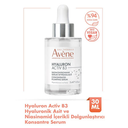 Avene Hyaluron Activ B3 Dolgunlaştırıcı Konsantre Serum 30 ml