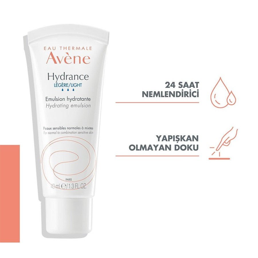 Avene Hydrance Light Hassas ve Karma Ciltler için Nemlendirici Emülsiyon 40 ml