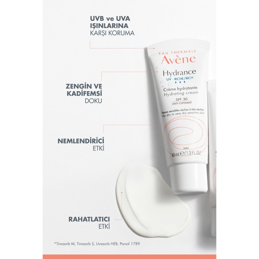 Avene Hydrance UV Rich Nemlendirici Krem SPF30 40 ml