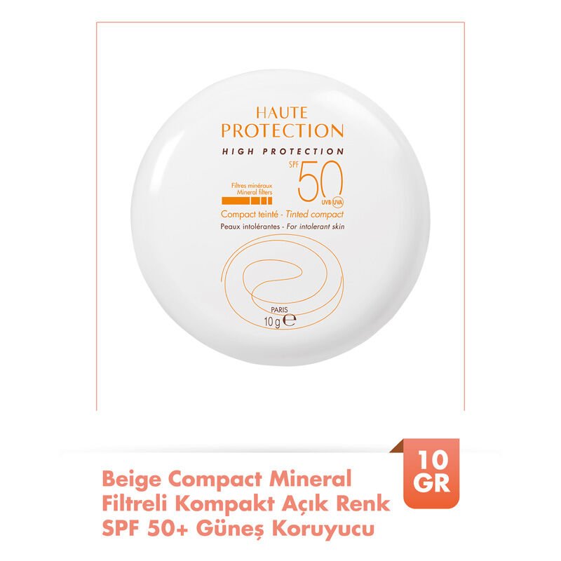 Avene SPF 50 Renkli Güneş Koruyucu Compact Krem Fondöten 10 gr-Sable