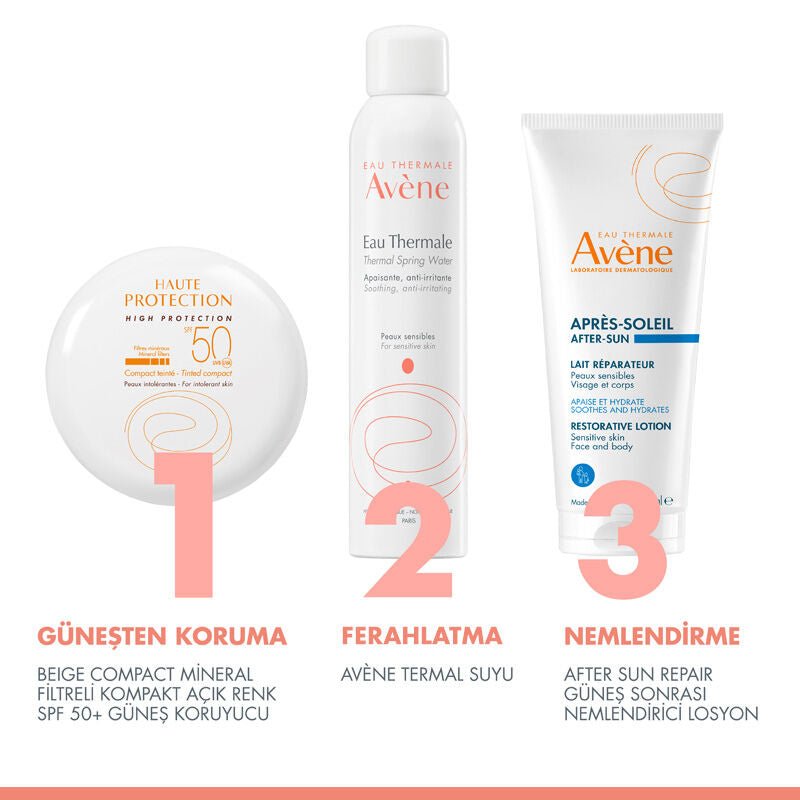 Avene SPF 50 Renkli Güneş Koruyucu Compact Krem Fondöten 10 gr-Sable